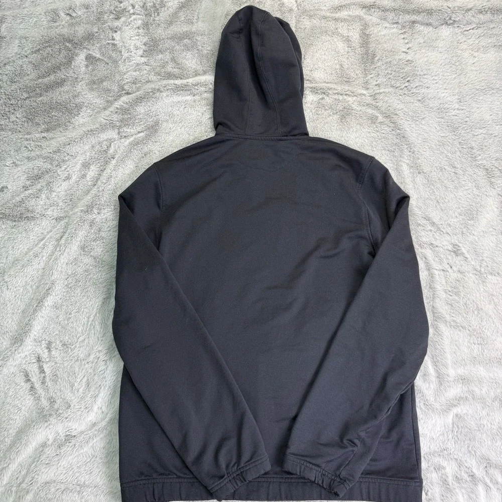 Banana Republic Men's Navy White Full Zip Hooded Jacket Size M Athletic Fit VTG